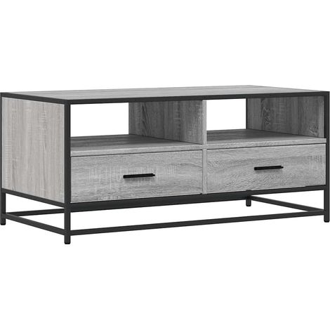 Maison Exclusive - Couchtisch Grau Sonoma 100x50x45 cm Holzwerkst