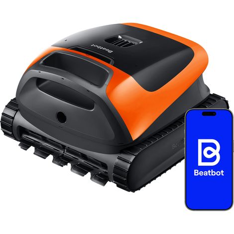 Beatbot (2026 Nuovo) Sora 30 Robot Piscina pareti e Fondo, Linea d'Acqua,Piattaforme,Robot Piscina Senza Fili,Parcheggio in Superficie dell'Acqua, Controllo App,Autonomia 5 Ore, capacità 5L, Orange (1/5)