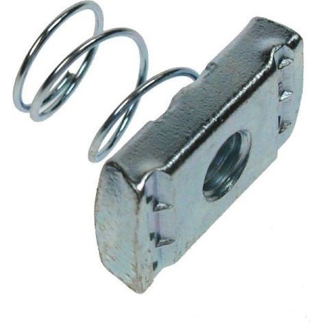Écrou M12, Galvanisé, pour rail de 8 x 19mm
