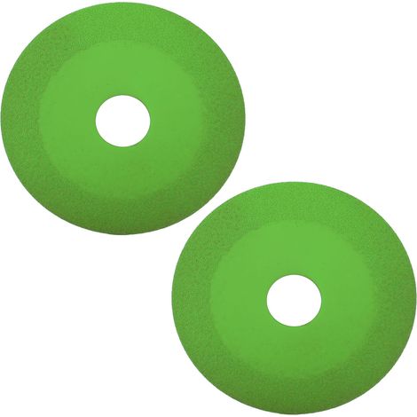 disques à découper le verre, diamètre intérieur 22 mm, diamètre extérieur 100 mm, largeur de coupe 15 mm, épaisseur 1 mm, lame de scie diamantée pour carrelage, cristal et bouteilles de vin (vert). (1/5)