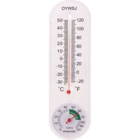 Termometro e igrometro da parete, per uso interno ed esterno, giardino, ufficio, dispositivo di registrazione della temperatura (1/5)