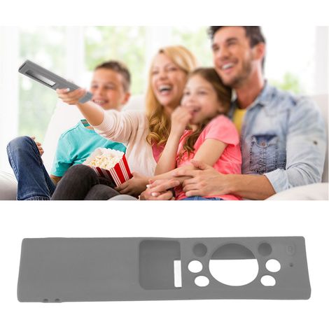 Étui de Télécommande Samsung BN59 en Silicone Anti-Dérapant, Lavable et Protecteur, Couleur Gris (1/5)