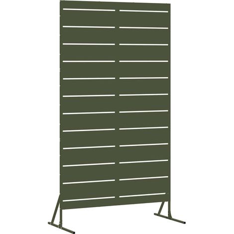 Maison Exclusive - Sichtschutz Oliv 100 x 50 x 180 cm Stahl
