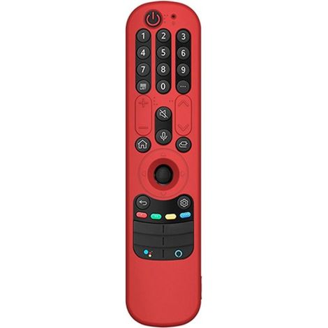Coque en Silicone pour LG AN-MR21GC MR21N/21GA Housse de Protection pour TéLéCommande LG OLED TV Remote un MR21GA (Rouge) (1/4)