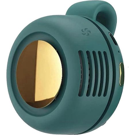 Petit ventilateur tournoyant à clip pour la taille et le cou, mini ventilateur de ceinture rechargeable --- (1/5)