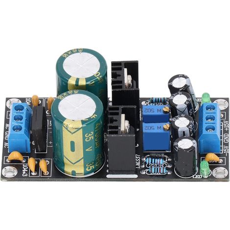 LM317 LM337 Module Régulateur de Tension Réglable Stabilisé Conseil Alimentation Buck Convertisseur AC10 24V Entrée DIY Alimentation Module Abaisseur (1/5)