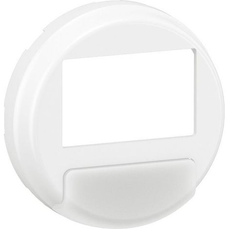 enjoliveur - pour interrupteur automatique - balisage - blanc - legrand céliane cb0278 (1/2)