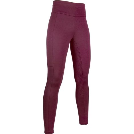 48/50 IT, Marron foncé 2100: Pantalon d'équitation complet pour femme renforcé en silicone Modèle Cosy (1/5)