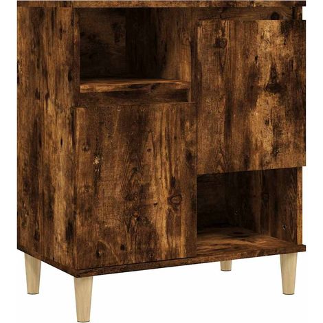 Sideboard/Anrichte/Buffet Räuchereiche 60x35x70 cm Holzwerkstoff LXWW781972 (1/5)