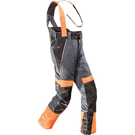 681, Schnittschutzhose PROXIMO anthrazit/orange, Gr. 52
