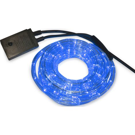 Tubo luminoso LED Exterior 240 luces azules flexible con 8 efectos IP65