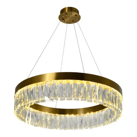 Villach - suspension, lustre rond en cristal, 60 cm (1/5)