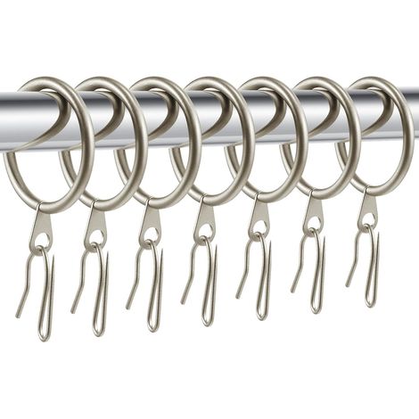Hotop 30 Stück Annexe in Suspension of Rideaux und 30 Stück Häkelarbeiten in Herren- und Damen-Tag, 30mm Diamètre Intérieur (Champagner Gold) (1/5)