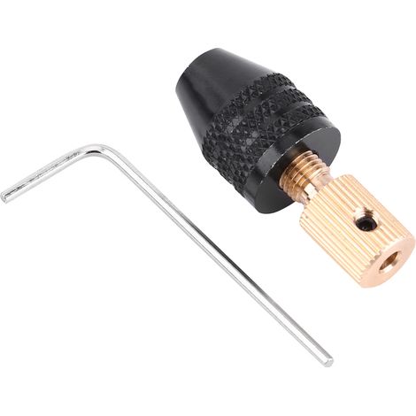 Mandrin pour Perceuse Électrique en Alliage de Cuivre et Aluminium, Capacité 0.3-3.4mm - Lot [MODÈLE] - Précision & Durabilité (1/5)