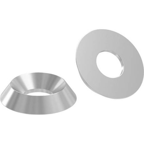 50 Rondelles Cuvettes Décolletées 10 mm - NFE 27619 - Inox A4 - D-Work