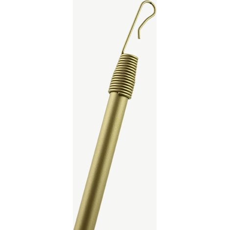 TENDAGGIMANIA Tiratenda per Tende da interno - Materiale: Alluminio - Diametro 11 mm - Lunghezza 125 cm - Ideale per lo Scorrimento della Tenda - Ideale per aiutare lo scorrimento della tenda - Colore (1/5)