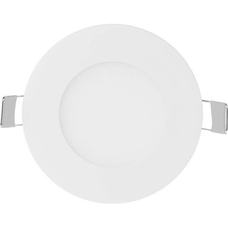 Panel LED mini V-TAC de 3 W, redondo, empotrable, blanco natural