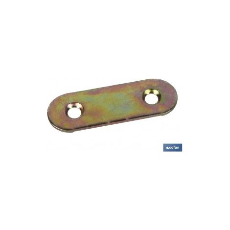 Pack mit 12 Verbindungselementen 35 x 15 mm mit hoher Widerstandsfähigkeit