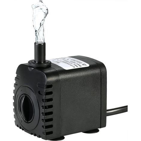 Pompe Eau Submersible, 1500L/H 25W Pompe Aquarium Ajustable Ultra-Silencieux avec 4 Pieds de Ventouses pour (1/5)