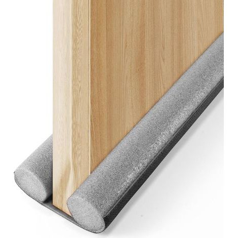 Joint d'étanchéité pour bas de porte, remplit l'espace sous la porte, bloque l'air chaud et froid, réglable, gris, longueur 93 cm (1/4)