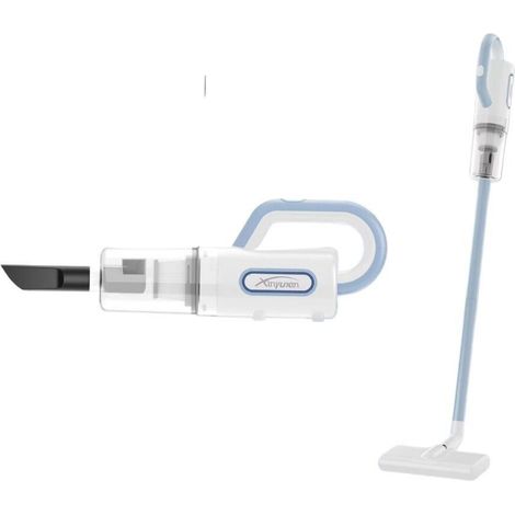 Trade Shop - ASPIRAPOLVERE A CAVO SCOPA ELETTRICA SENZA SACCO IMPUGNATURA ERGONOMICA 800W PER PAVIMENTI -
