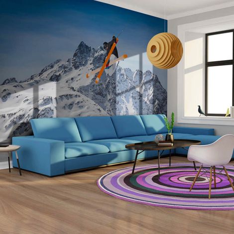 Papier peint ski de montagne - 250 x 193 cm (1/4)