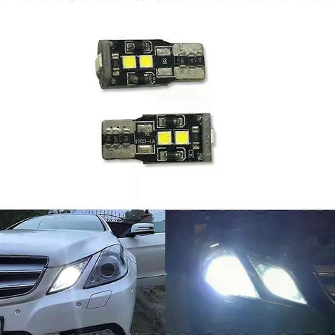 Lot de 2 feux de position à LED pour Mercedes BNEZ W212 Classe E C207 A207 E200 E350 (2010-2013). (1/5)
