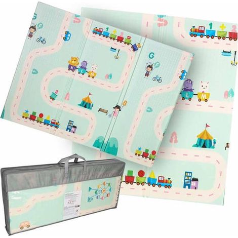 Tapis de jeu pour enfants - Mousse de caoutchouc - 180 x 200 cm (1/5)