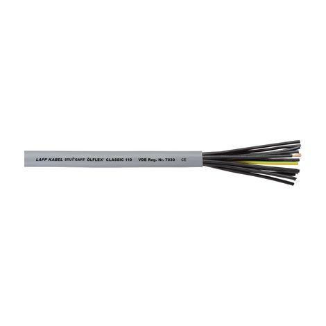 LAPP ÖLFLEX® CLASSIC 110 Câble de commande 12 G 0.75 mm² gris 1119112/1 Marchandise vendue au mètre X79647