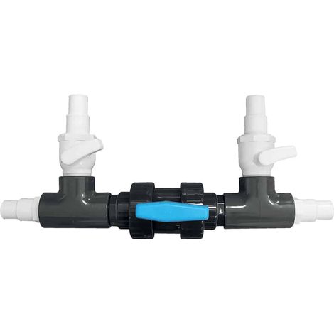 Piscine Center O'Clair – Kit by pass 32-38mm pour pompe à chaleur – Installation facile – Complet avec manchons, vannes et colliers – Compatible avec la plupart des modèles (1/7)
