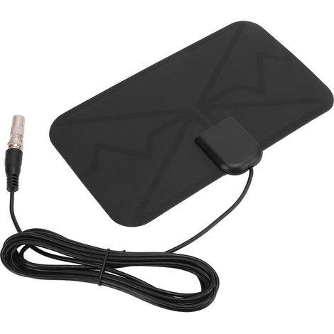 Antenne TV KJ-035 Fine Film Ondulée - Récepteur numérique terrestre HD intérieur avec amplificateur, gain élevé pour signal amélioré (1/5)
