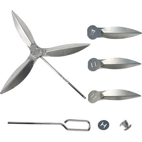 Lot De 2 Systèmes De Nettoyage One Touch - 57 Cm - Compatible Barbecue Weber 7444 - Pour Kettle 57 Cm - 2 Ensembles (1/5)