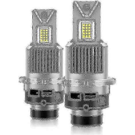Ampoules de phares LED D4s D4r, kit de conversion blanc 6000K, installation facile, xénon HID. (1/4)