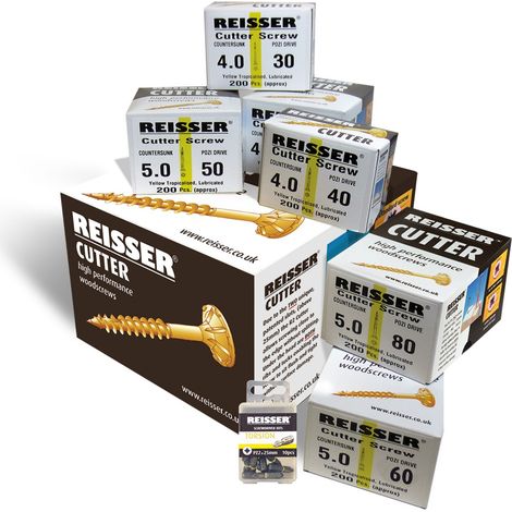 Reisser R2 Cutter Trade Pack - 1600 Screws (1/4)