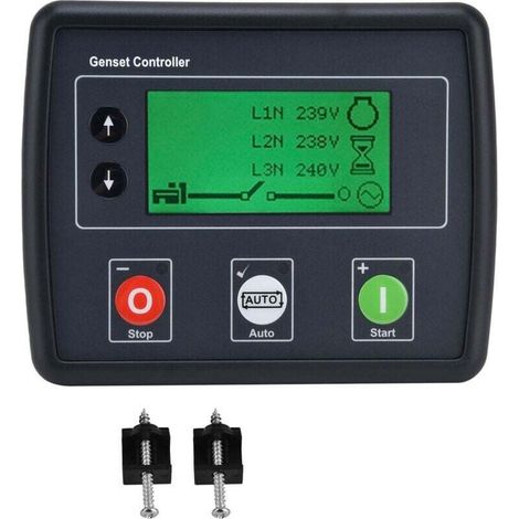 Contrôleur de groupe électrogène, démarrage automatique, Module de contrôle de détection de groupe électrogène triphasé DSE4510 (1/4)