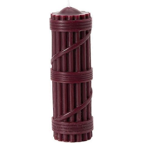 Bougies SM à basse température pour jeux de cire, idéales pour les amoureux. Couleur : Rouge vin.
