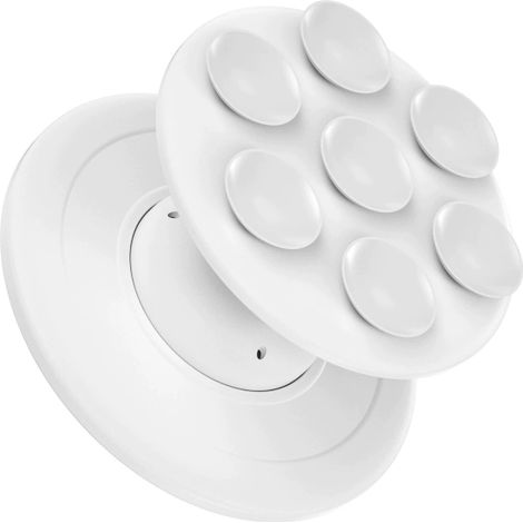 Soporte magnético con ventosa de silicona, soporte de escritorio plegable y retráctil, compatible con iPhone 15, 14 y 13 y dispositivos con cable magnético.