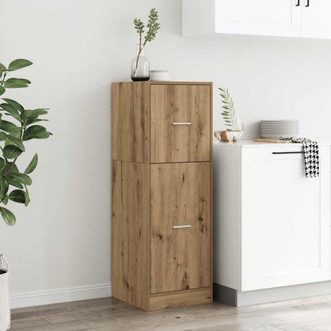 Armoire d'apothicaire-Meuble de rangement chêne artisanal bois d'ingénierie 703274 (1/5)