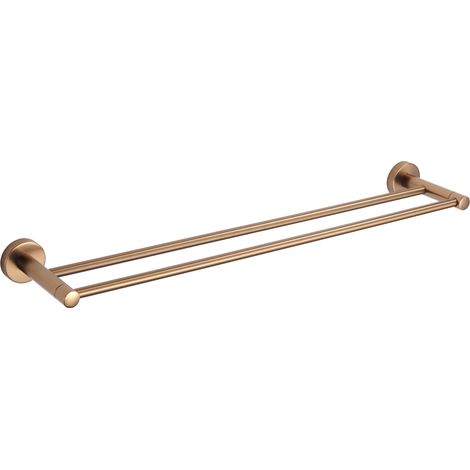Mexen Remo doble toallero, cobre cepillado - 7050725-65 (1/2)