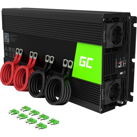 [GEBRAUCHT] B-Ware Green Cell Wechselrichter Inv15 3000 W 12 V   230 V Spannungswandler Inverter (1/2)