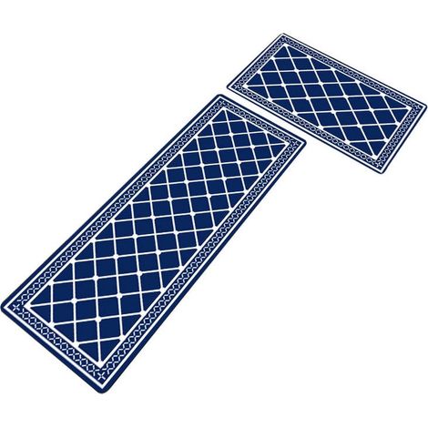 Tapis de cuisine lavable en machine, design moderne et uni, dos en caoutchouc antidérapant, tapis de couloir traditionnel pour couloir, cuisine, chambre, entrée. En liquidation. (1/5)