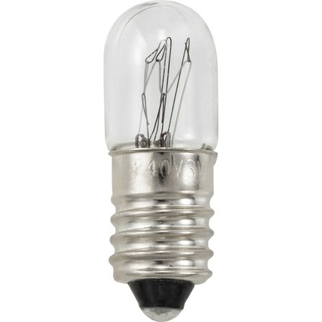 TRU COMPONENTS TC-12842712 Petite ampoule tubulaire 240 V 3 W E10 blanc chaud 1 pc(s)
