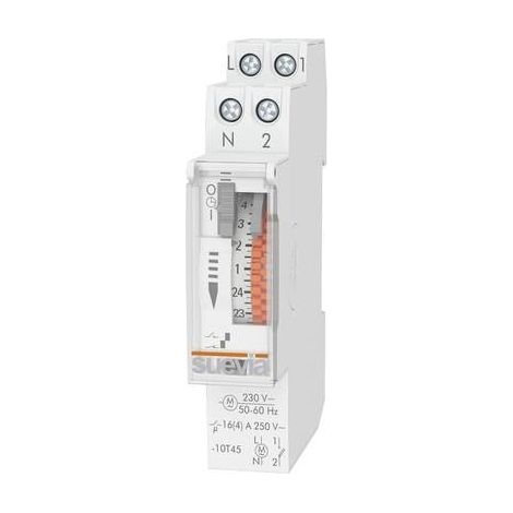Suevia SU400132 Temporizzatore per guida DIN DinO One D 230 V/AC Programma giornaliero (1/2)