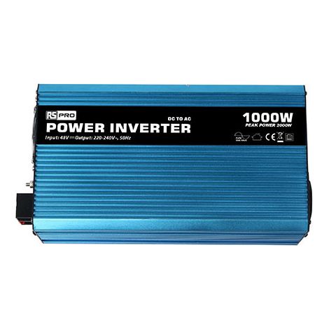 Convertisseur continu-alternatif, Onde sinusoïdale pure, 48V / 230V - 1000W ( Prix pour 1 ) (1/3)