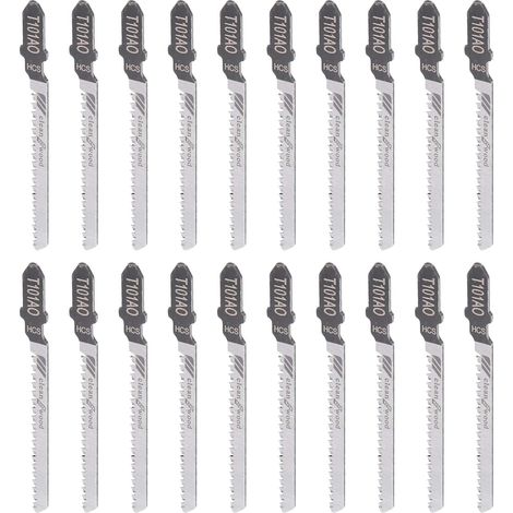 20pcs Jigsaw Blades T101AO Jigsaw Blades Multi T-Shank for Plastic Wood Cutting Disc (1/5)