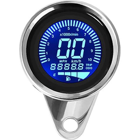 Compteur de vitesse numérique pour moto, odomètre avec éclairage nocturne, A (1/5)