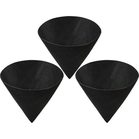 Lot de 3 Doublures Coniques de 12 Pouces pour Paniers Suspendus - Tissu Non Tissé de Remplacement pour Plantes Extérieures (1/4)
