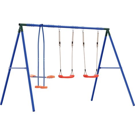 Juego de Columpios Exterior Multicolor 263 x 185 x 185 cm vidaXL (1/5)