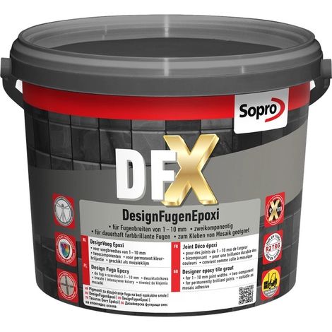Stucco epossidico Sopro DFX Design 18 grigio sabbia 3 kg 1206 (1/5)