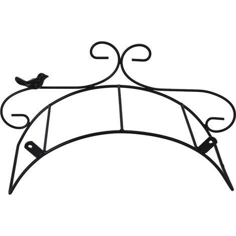 Support de tuyau d'arrosage noir multifonction, supports d'oiseaux de Style Antique, rangement de tuyaux d'eau (1/5)